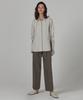 A.RIFF Basic Double-Pleat Long Slacks - Khaki
