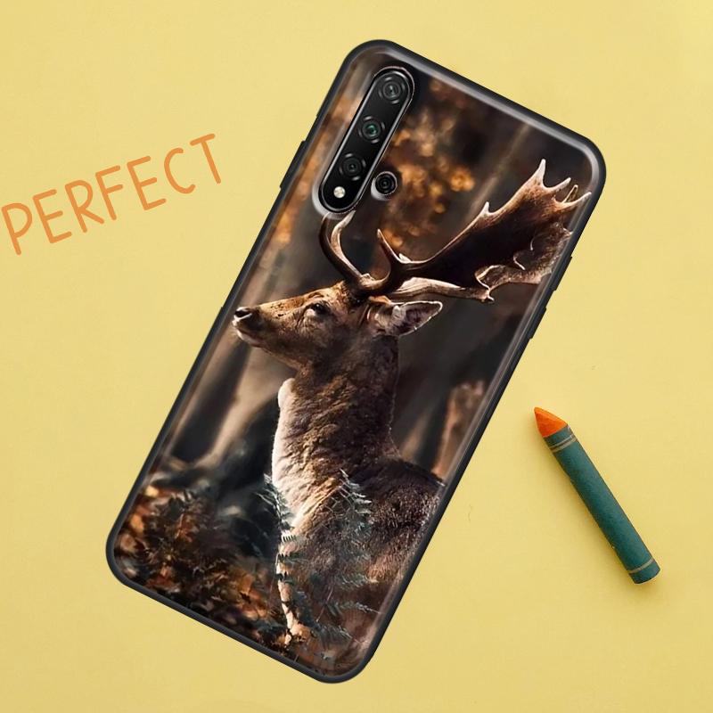 

Deer For Huawei Nova 8i 12i 11i 12s Y73 Y72 Y61 Y91 Y90 Y70 Y60 9 10 SE P30 P40 Lite P60 Pro Case Huawei Nova 7i