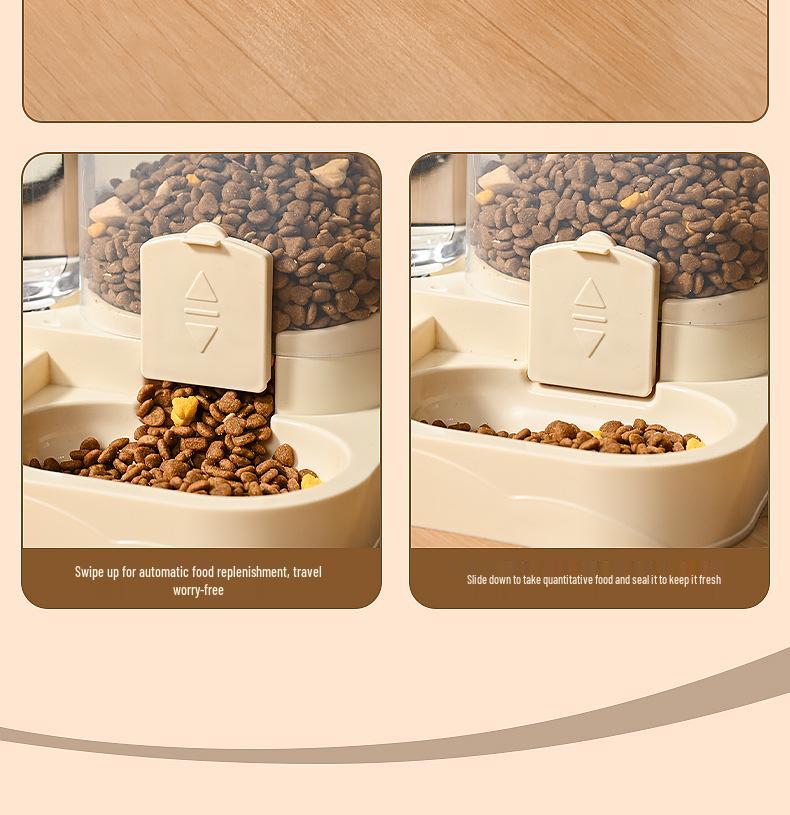 Automatic Double Bowl Cat & Dog Feeder with Drinker