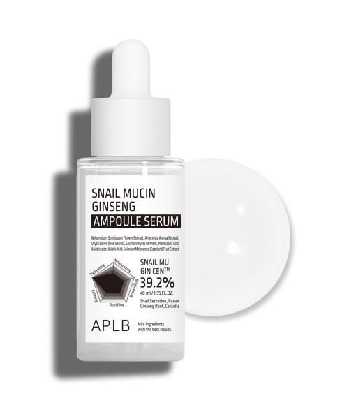 APLB Snail Mucin Ginseng Ampoule Serum NONE