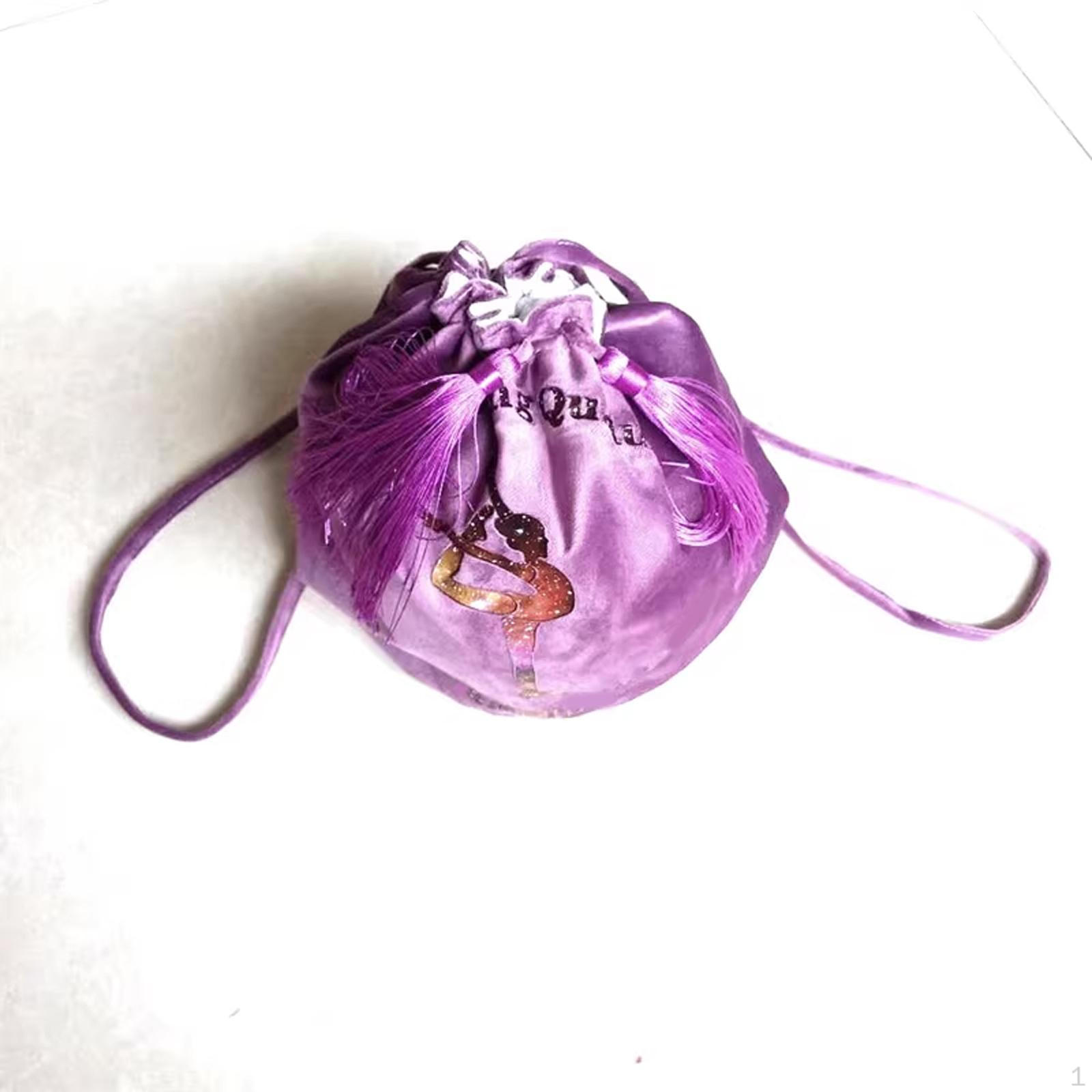 

Gym Ball Backpack, Dance Drawstring Closure And Shoulder Strap for The Purple S