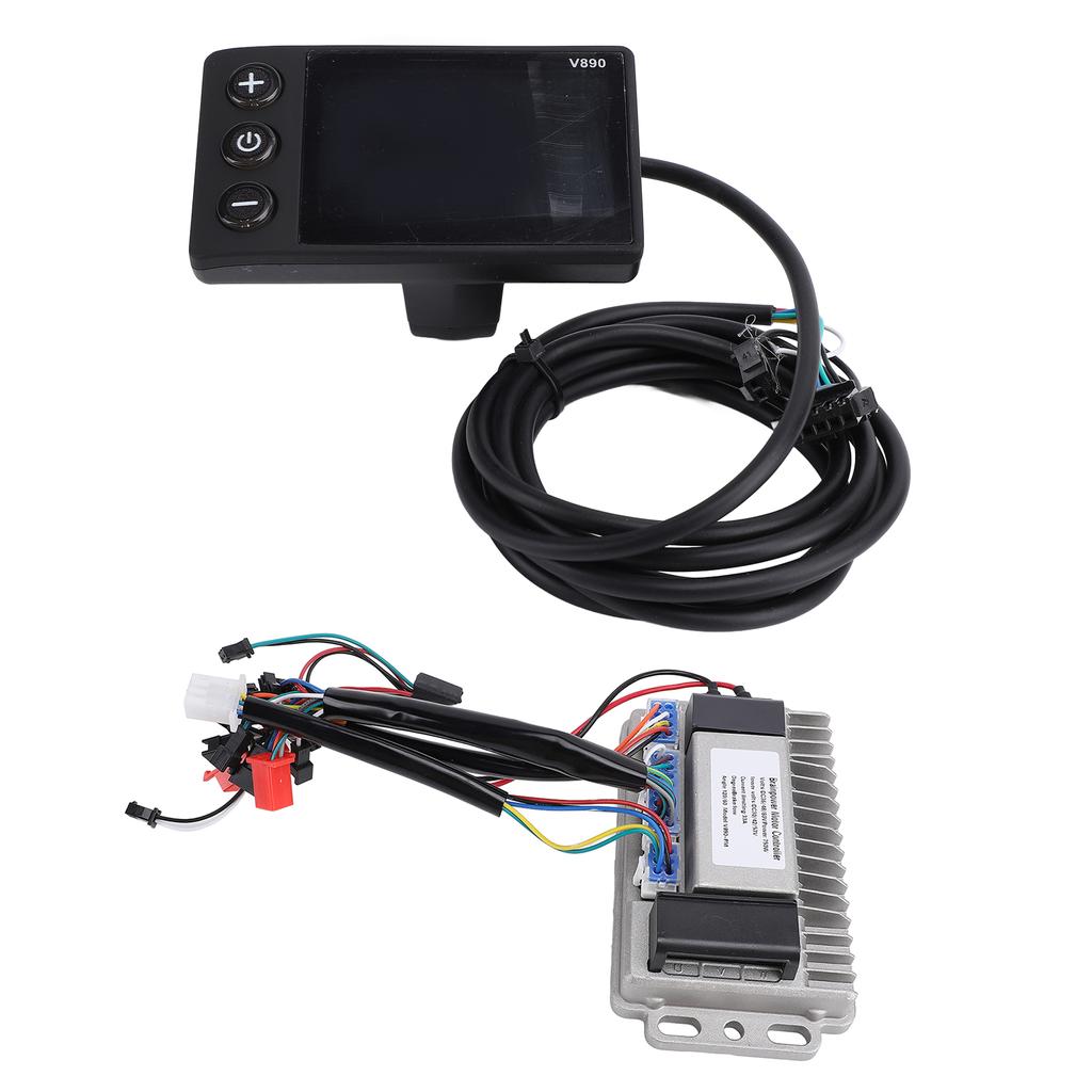 Controller V890 LCD Display Panel Kit 36V 48V 60V 750W 33A ABS Aluminum Alloy Fast Heat Dissipation