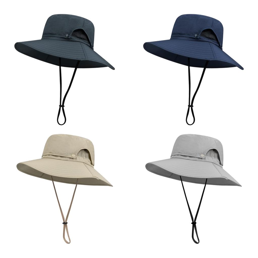Clape Sun UV Safari Wide UV with Adjustable Chin Breathable Perfect for and Outdoor and Hiking Hat, Protection, Hat, Brim, Protection, Strap, Mesh,
