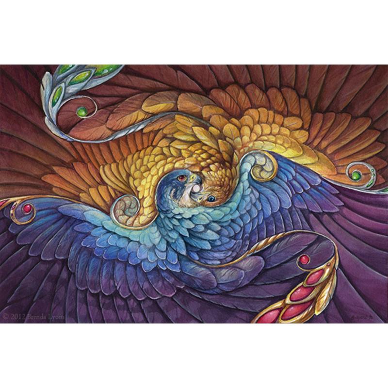 Pictură cu diamant 5D DIY Peisaj natural Mozaic Broderie Animale cu punct de cruce Decorare artizanală