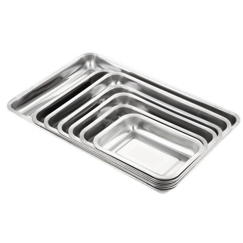 

Kangmo Commercial 304 Stainless Steel Rectangular Deep Tray