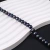 1String, Black Natural Freshwater Pearls, Handmade Near Pearl Beads, 7-8 Mm, for DIY Necklace Accessories, Jewelry Making, Women Gift, 36 Cm