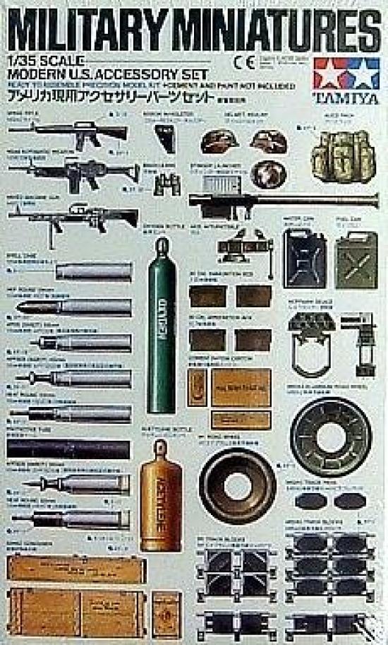 

Tamiya MM Modern American Accessory Set 1/35