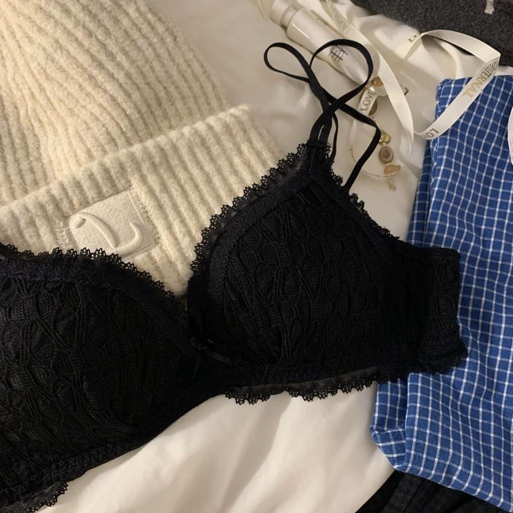 Simple Deep V Bras For Women Bras Backless Breathable Female Underwear Soft Lingerie Fashion Women's Underwear