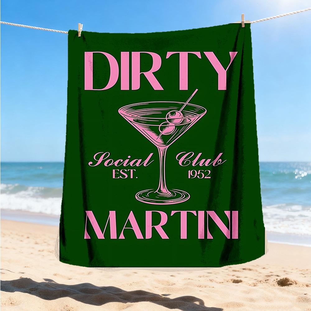 1pc Dirty Martini Outdoor Blanket, Soft And Comfortable Blanket, Casual Warm Outdoor Blanket, Camping Travel Blanket yy251201128 75x90cm