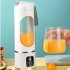 12 Blades Mini Juice Mixer 450ML Capacity Fruit Extractor Portable Juicer Blender  Travel