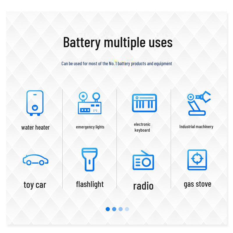 Double Capacity No. 1 Rechargeable D-Type Battery Set - 5500mAh for Gas Stoves & Natural Gas Water Heaters