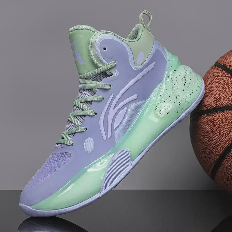 Pantofi de baschet Friction pentru bărbați 2023 – Competiție pentru tineri, antiderapanți, design sport transparent