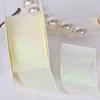 4CM Pearlized Polyester Satin Ribbon Birthday Gift Box Wrapping Fresh Flower Bouquet DIY Bow Accessory Colorful Durable Custom