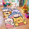 1PC Winnie The Pooh Eeyore Theme Rug Bedroom Living Room Carpet for Floor Mat Home Decor Non-Slip Floor Pad Rug Gift Potdemiel