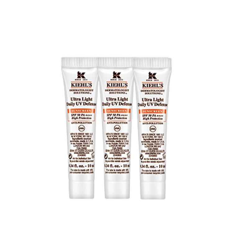 

Kiehl s Ultra Light Daily UV Defense SPF 50 PA++++(10ml) 10ml*3