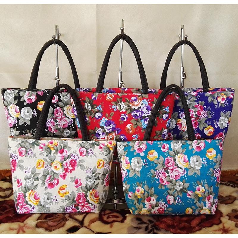 

Досуг холст цвет маленькая тканевая сумка сумочка бенто сумка для переноски руки сумка для мамы подарок маленький мешок для цветов