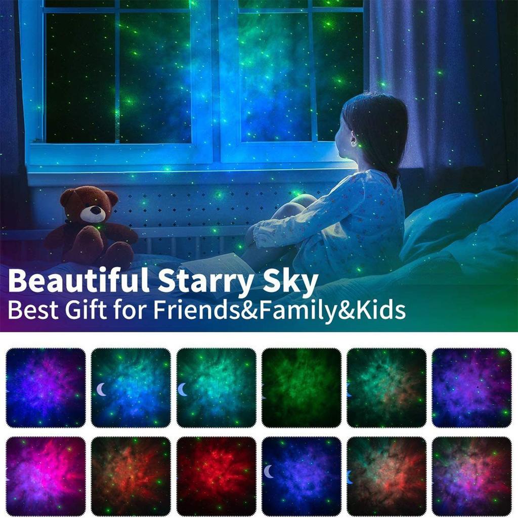 Starry sky light Water ripple light Atmosphere light Colorful music projection Night light Shadow light Night light