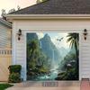 2D Jurassic Dinosaur Backdrop, Prehistoric Jungle Photography Background