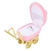 Baby Carriage Shape Jewelry Organizer Box Portable Ring Storage Box Jewelry Gift Case  Home Storage