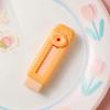 Cream-Colored Retractable Eraser: Push-Pull Design, Low-Dust, No Marks, Ideal for Students