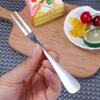 Dinnerware Portable Stainless Steel Cutlery Cocktail Accessories Tableware Fruit Forks Pickle Forks