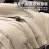 Autumn and Winter Light Luxury Cotton Thickened Warm Double Sided Brushed Four Piece Set - Fret