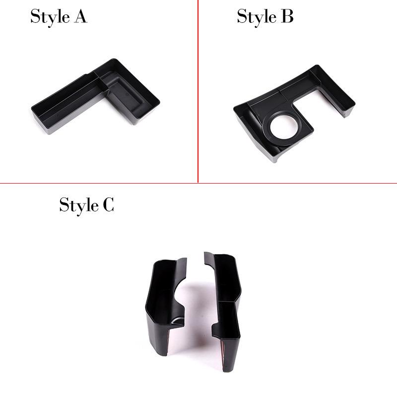 LHD For Toyota FJ Cruiser 2007- Black Car Center Console Gear Side Storage Box Phone Box Car Interior Accessories