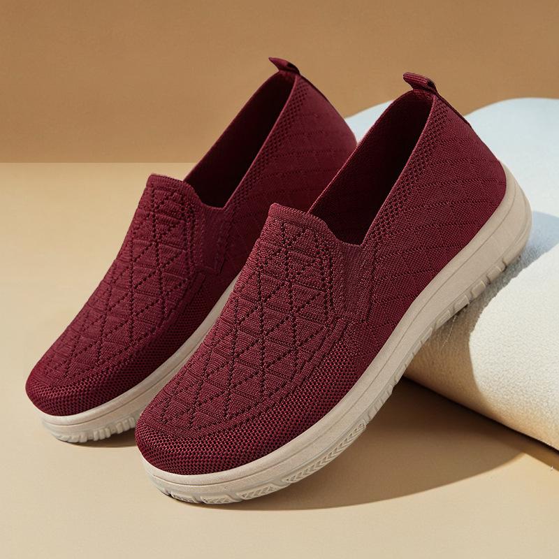 Women's Summer Low-Cut Flat Shoes - Soft Sole, Comfortable and Versatile for Moms