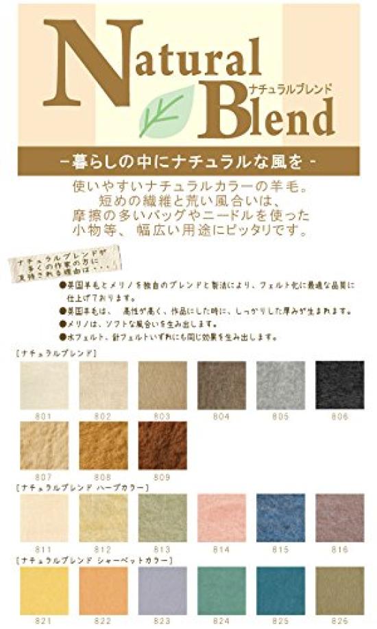 Hamanaka Felt Wool, Natural Blend, 40g, Col.807, H440-008-807