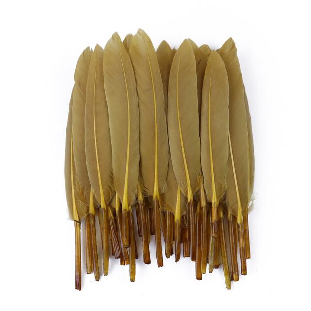 Natural Goose Feather 10-15cm Colorful Feather for Crafts DIY Jewelry Headress Carnival Dream Catcher Plumes Decor