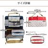 Drive Pocket Car Storage Seat Pocket/Seatback Pocket with Meal Tray, Stylish Car Storage, 2-Way Bag Type, Blue, AF1495
