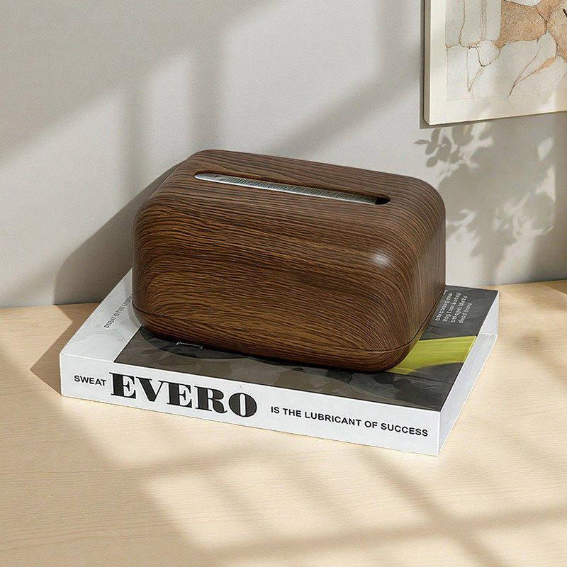 Nowe proste pudełko na chusteczki w stylu chińskim, kolor orzechowy, do domu, z litego drewna, karton do przechowywania w salonie, drewniane pudełko do przechowywania chusteczek