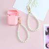 Pearls Beaded Alloy Keychains For Women New Minimalist Car Bag Bluetooth Headset Key Rings Pendant Jewelry Accessories