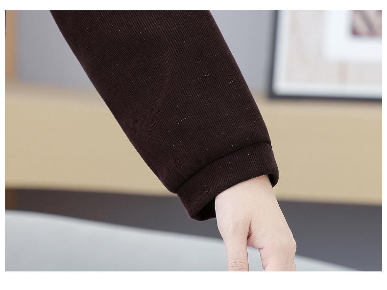 2025 Stylish Hooded Windbreaker for Mothers: Loose-Fit, Plus-Size Autumn Coat with Prints for Middle-Aged & Elderly Women