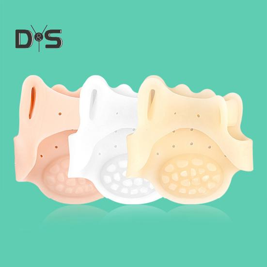 1 Paar Zehenspreizer für Frauen, Zehenkorrektur für Ballenzehen, weiche Zehenspreizer aus Silikon für überlappende Zehen, Ballenzehen, Hühneraugen, Linderung von Fußschmerzen, Vorfußpolster