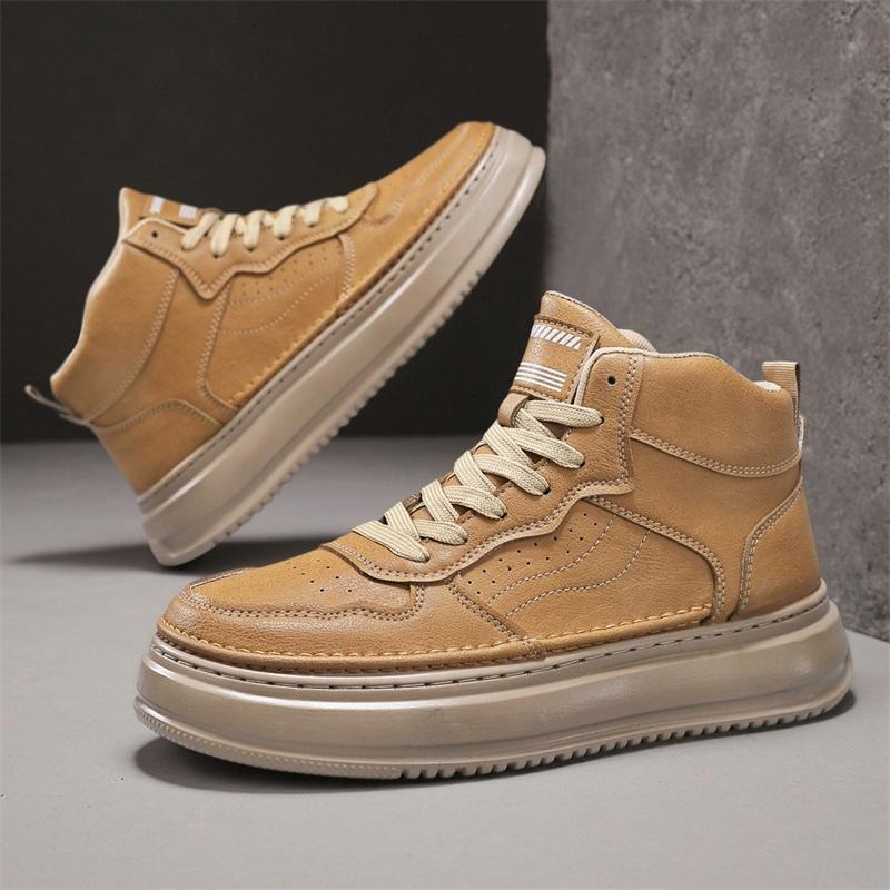 New Fashion Autumn And Winter Men's Low Top Martin Boots Students Male Boys Trending Soft Sole Work Shoes Labor Protection Martin Sneakers