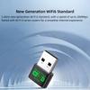 AX300 WIFI6 New Mini USB Adapter 2.4G 802.11AX Wireless Encryption Dongle Drive Free Wireless Network Card for Win7/10/11,Linux