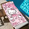 Sanrio Hello Kitty Pink Beach Towel | Soft Absorbent Quick-Dry Polyester Towel | Cute Cartoon Printed Pool Towel for Beach, Trav