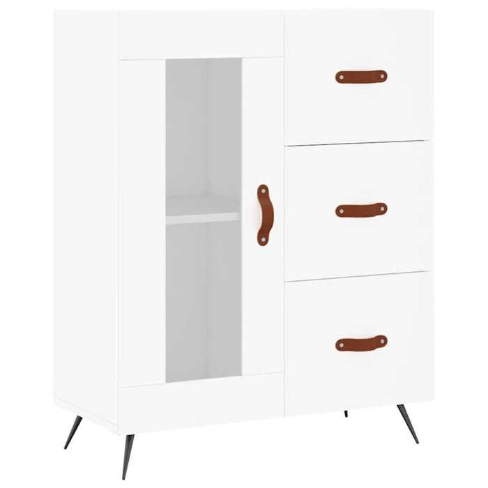 VidaXL Buffet blanc 69,5x34x90 cm bois d'ingénierie 828012