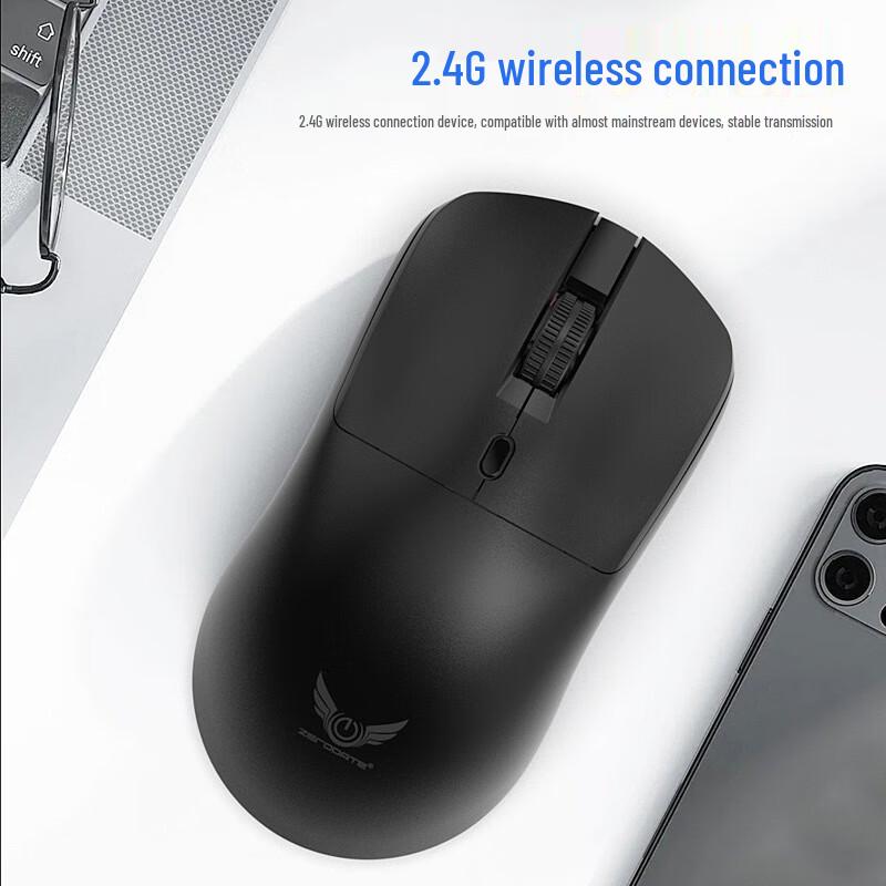 White Driver-Free 2.4G Wireless Mouse T2