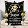 70th Birthday Celebration flannel,Lightweight,Flannel Blanket,Comfortable Blanket, Sofa Blanket, gift blankets,Holiday gift blanket Blankets