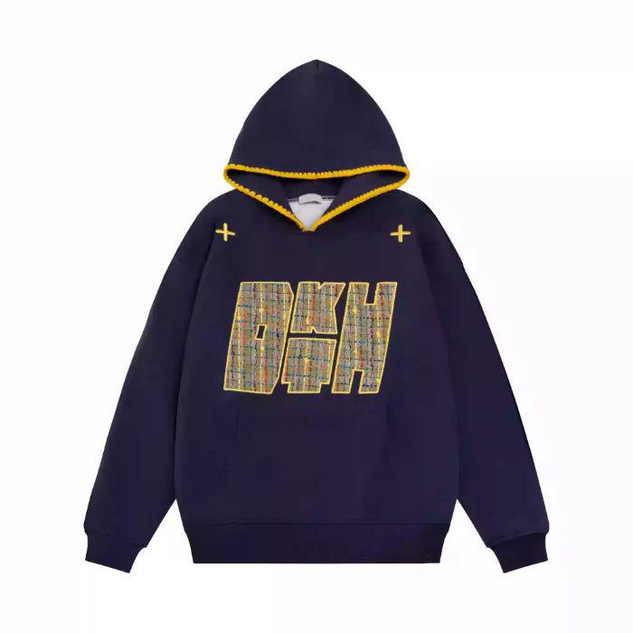 

Unisex National Tide Heavyweight Embroidered Hoodie - Autumn/Winter Versatile Loose Fit Couple Sweatshirt XL