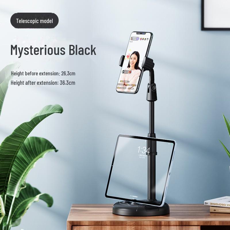 Invisible Mobile Phone Stand: Retractable Desktop Holder for Lazy Live Streaming and Online Classes