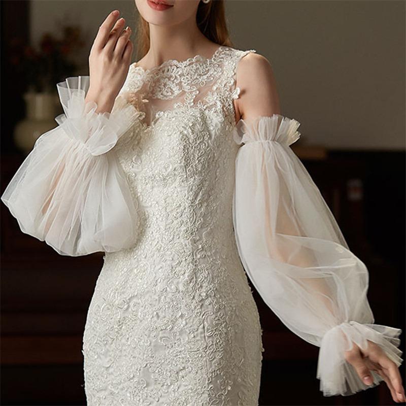 Lace Short Gloves for Women Bridal Wedding Lolita Dress Accessories Banquet Wedding Lace Gloves Thin Mittens Bridal Mesh Gloves
