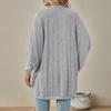 Women Batwing Sleeve Sweater Cardigan Casual Oversized Open Front Knit