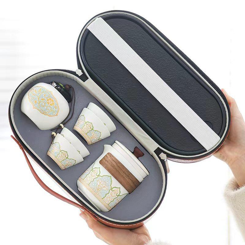 Explosive Guyun Travel Tea Set Size Set Portable Kung Fu Tea Set Kuaike Cup Business Gift Company