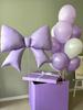 32pcs Large Decorative Balloons with Purple Bows Suitable for Wedding Decoration Birthdays Themed Parties Decoration Supplies