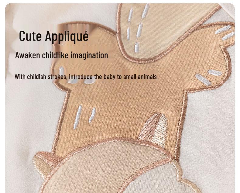 Dicker gesteppter Baumwoll-Kapuzen-Neugeborenen-Body für Jungen & Mädchen