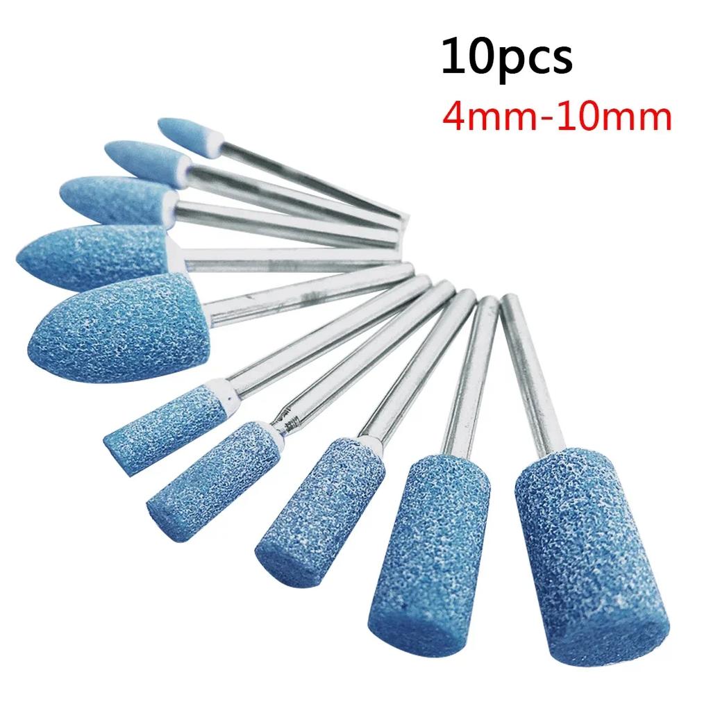 Rotary Power Tools Electric Grinding Stone Wheel Accessories 10pcs Polishing Head Wheel Head Abrasive Mounted Abrasive Tools