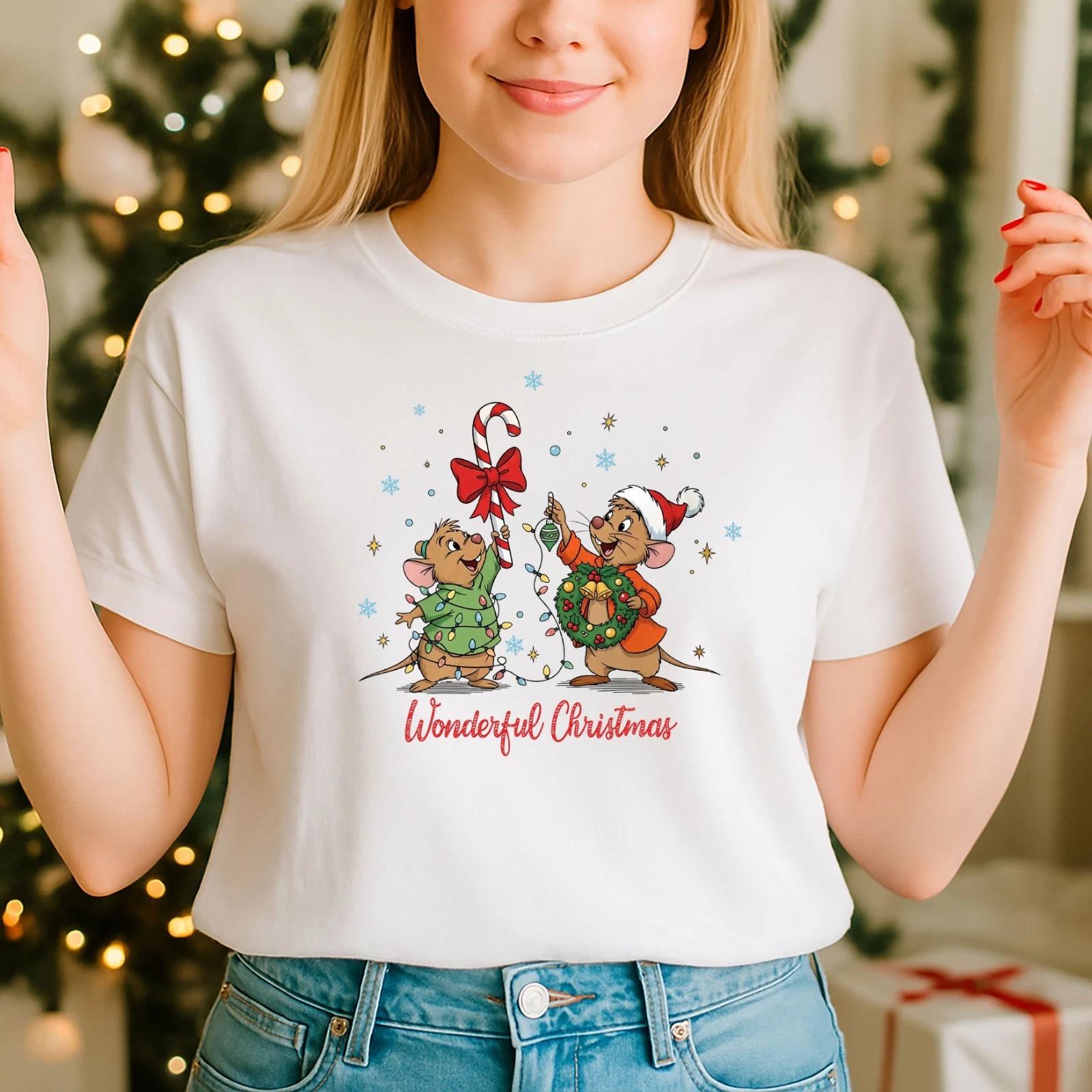 2025 Christmas unisex Tshirt,Night before Christmas, Wonderful Christmas (CH) XL